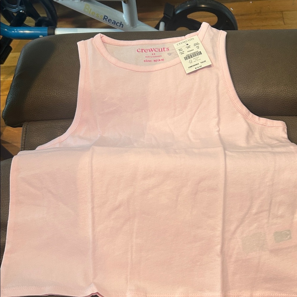 Crewcuts Light Pink Kids Tank Top